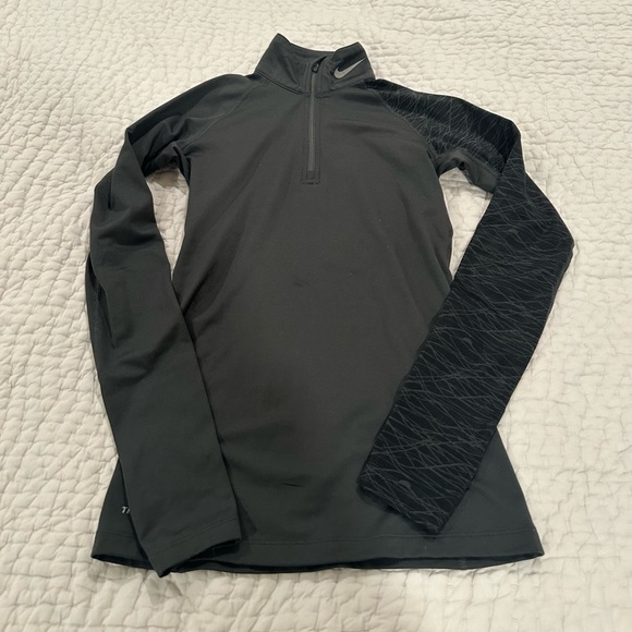 Nike Pro Combat Dri Fit XS fleece-lined quarter zip - Picture 1 of 4